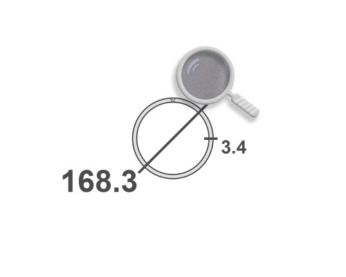 Труба нержавеющая 168,3х3,4 мм aisi 304L (03х18н10) электросварная Труба нержавеющая 168,3х3,4 мм aisi 304L (03х18н10) электросварная