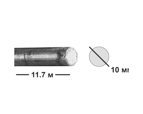 Арматура гладкая А1 10 мм А240 11.7 м