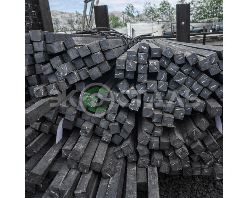 Квадрат стальной быстрорежущий калиброванный 6х6 мм Р6АМ5