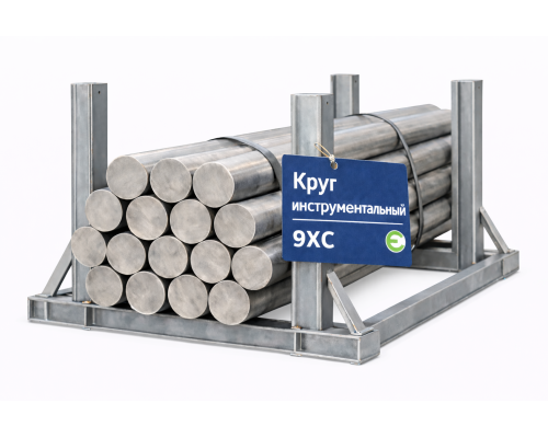 Стальной круг 100 мм, 9ХС инструментальный