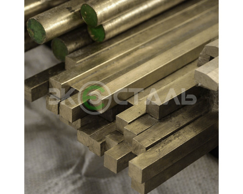 Латунный квадрат 8х8 мм ЛС59-1