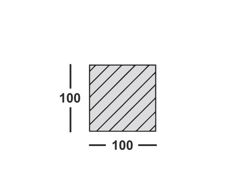 квадрат стальной 100х100