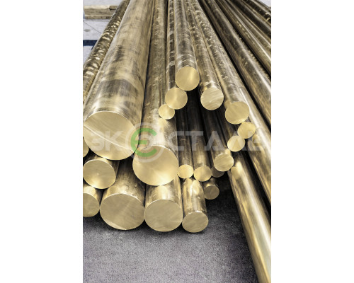 Латунный пруток 5 мм Л-63 тянутый, матовый