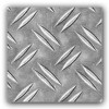 рифленый алюминиевый лист с типом рифления дуэт
