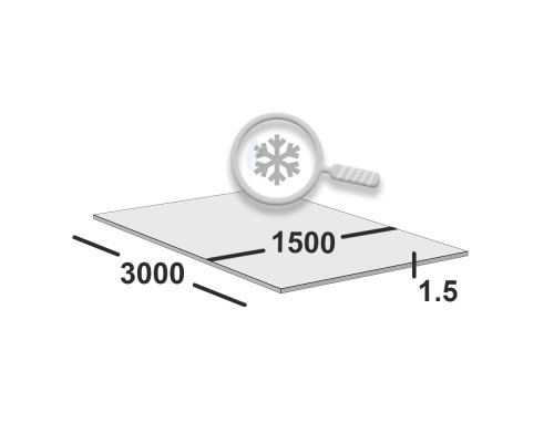 Лист холоднокатаный 1,5х1500х3000 Ст08пс ГОСТ 16523-97 (НЛМК)