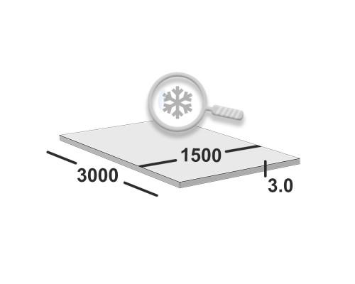 Лист холоднокатаный 3х1500х3000 Ст08пс ГОСТ 16523-97 (НЛМК)