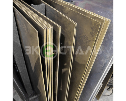 Латунный лист 3 мм 600х1500 ЛС59-1 г/к