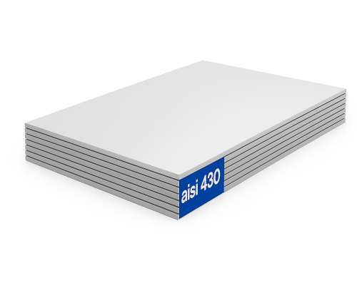 Лист нержавеющий 5 мм 1250х2500 aisi 430 горячекатаный