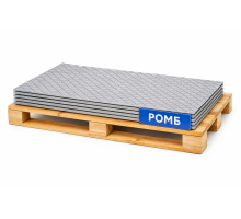 Лист стальной рифлёный 2,5 мм 1250х2500 Ромб