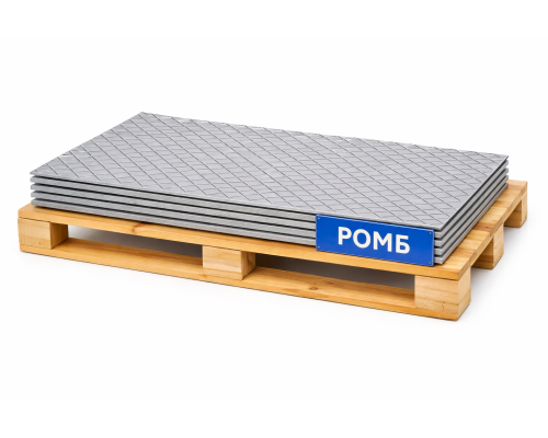 Лист стальной рифлёный 4 мм 1500х6000 Ромб