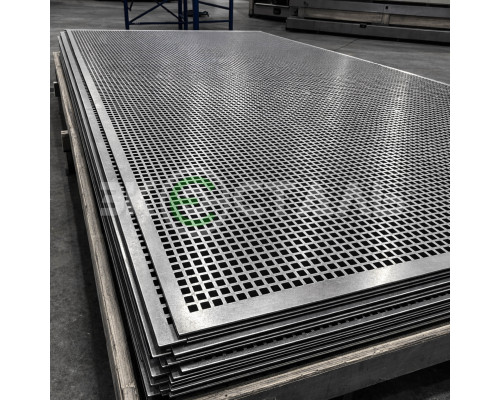 Лист нержавеющий перфорированный 1х1000х2000 Qg 8-10