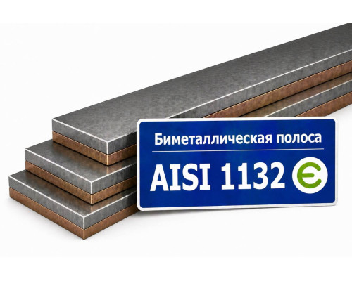 Биметаллическая полоса AISI 1132 1х90х600 мм