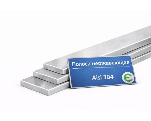 Полоса нержавеющая никельсодержащая 50х8 AISI 304 08Х18Н10
