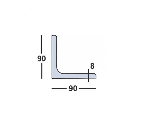Уголок 90х8 низколегированный