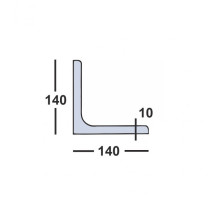 Уголок 140х10 низколегированный