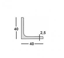 Уголок 40х2,5 металлический