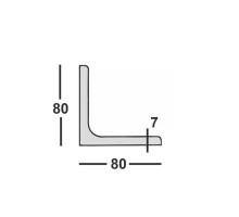 Уголок 80х7 металлический
