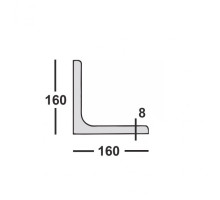 Уголок 160х8 металлический