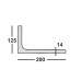 Уголок 200х125х14 металлический