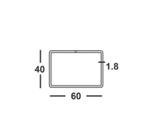Труба профильная 60х40х1,8 прямоугольная