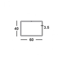 Труба профильная 60х40х3,5 прямоугольная