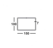 Труба профильная 150х100х7 прямоугольная