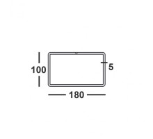 Труба профильная 180х100х5 прямоугольная