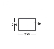 Труба профильная 350х250х10 прямоугольная