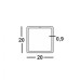 Труба профильная 20х20х0,9 квадратная