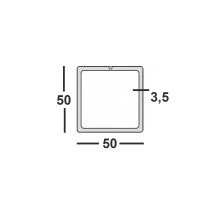 Труба профильная 50х50х3,5 квадратная