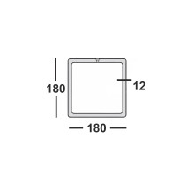 Труба профильная 180х180х12 квадратная