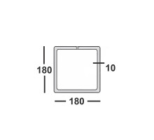 Труба профильная 180х180х10 квадратная