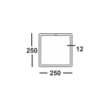 Труба профильная 250х250х12 квадратная