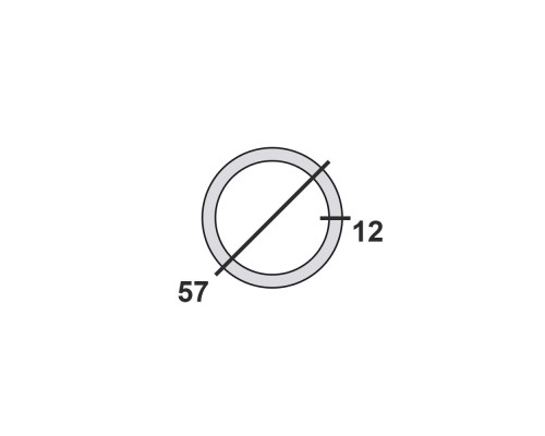 Труба бесшовная 57х12 Ст20