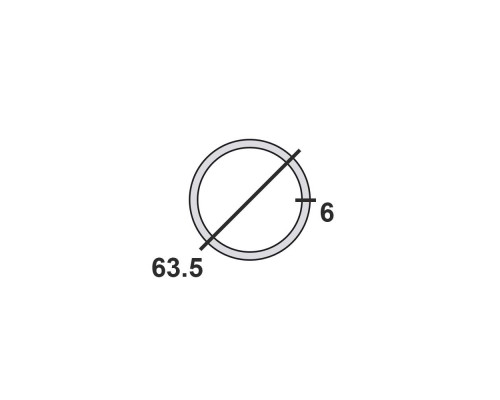 Труба бесшовная 63,5х6 Ст20