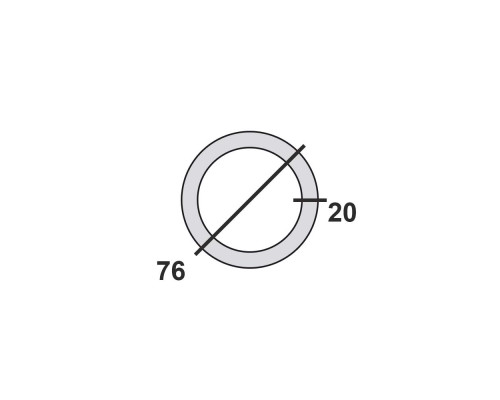 Труба бесшовная 76х20 Ст20