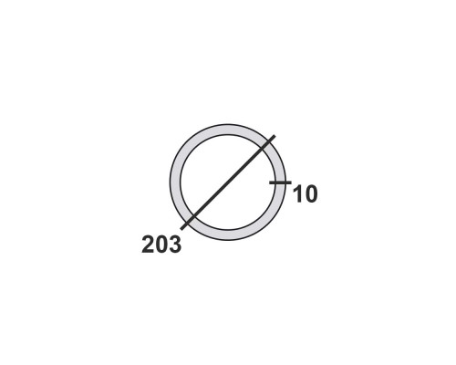 Труба бесшовная 203х10 Ст20