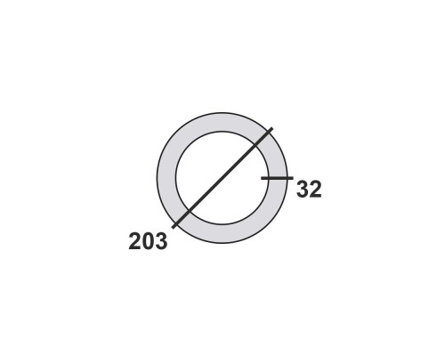 Труба бесшовная 203х32 Ст20