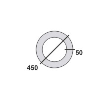 Труба бесшовная 450х50 Ст20