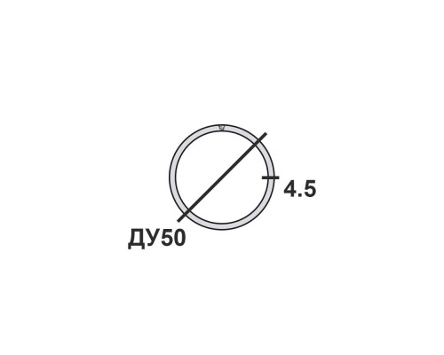 Труба водогазопроводная 50х4,5 ВГП