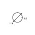 Труба круглая стальная 114х3,5 мм Ст.3 6 м