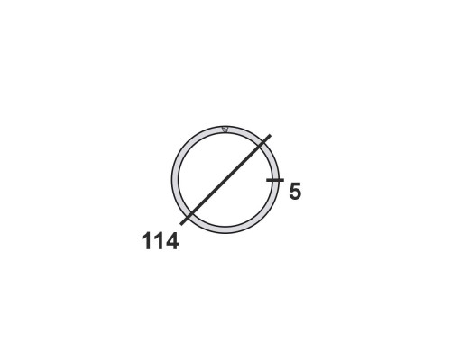 Труба круглая стальная 114х5 мм Ст.3 12 м