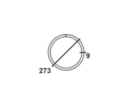 Труба круглая стальная 273х9 мм Ст.3 11-11,7 м