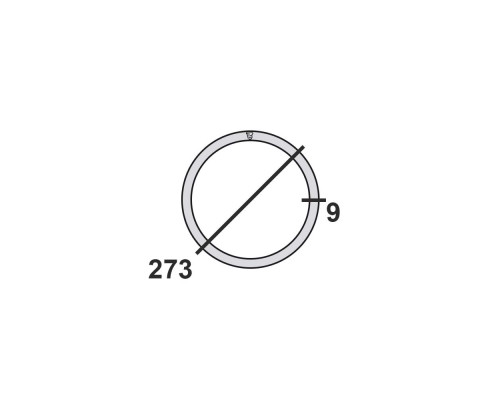 Труба круглая стальная 273х9 мм  Ст.3 11-11,9 м