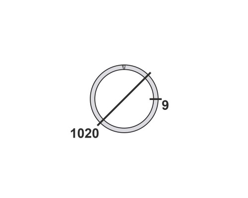 Труба круглая стальная 1020х9 мм Ст.3 11,92-13 м