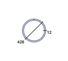 Труба круглая стальная 426х12 мм  09г2с 10-12 м
