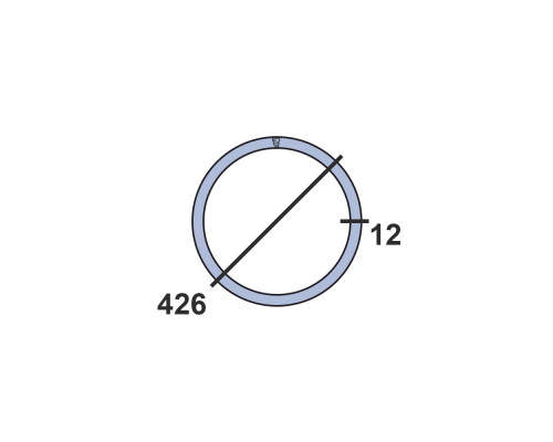 Труба круглая стальная 426х12 мм  09г2с 10-12 м