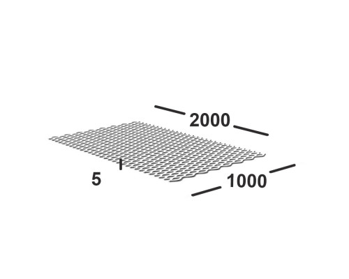 Просечно-вытяжной лист ПВЛ-510 1000х2000
