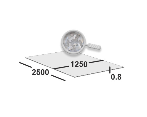 Лист оцинкованный 0,8 мм 1250х2500 Zn140 Лист оцинкованный 0,8 мм 1250х2500 Zn140