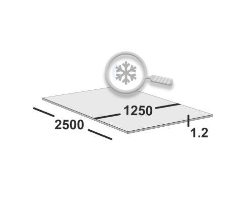 Лист холоднокатаный 1,2 мм  ст65Г 1250х2500